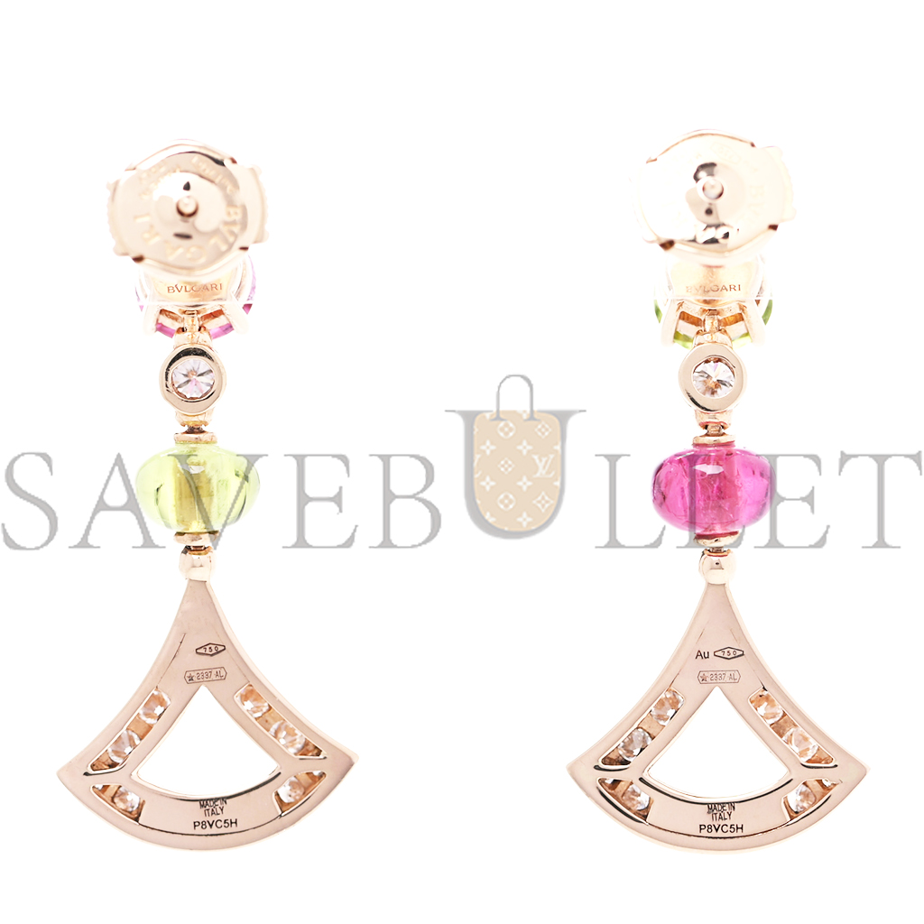 BVLGARI DIVAS' DREAM DROP EARRINGS 853263